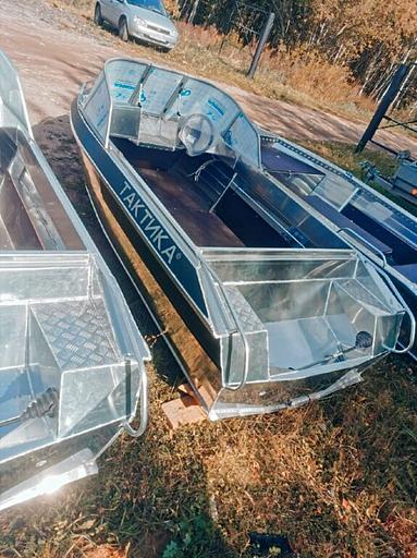 Алюминиевый катер Тактика 390, 390*150*75 см фото 9