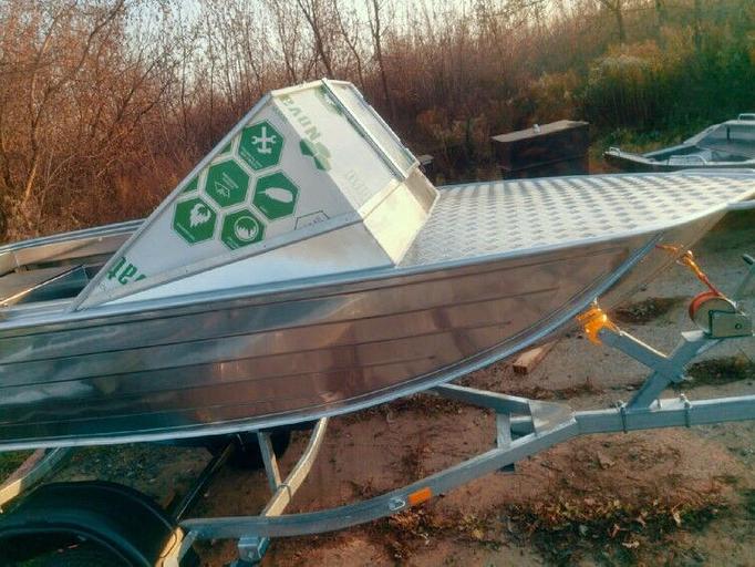 Алюминиевый катер Тактика 420, 420*160*65 см фото 8