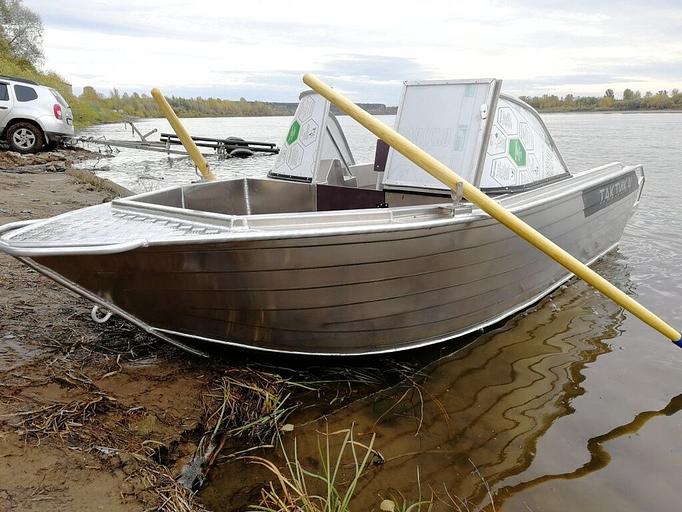 Алюминиевый катер Тактика 390 DC Lite, 390*154*80 см фото 4