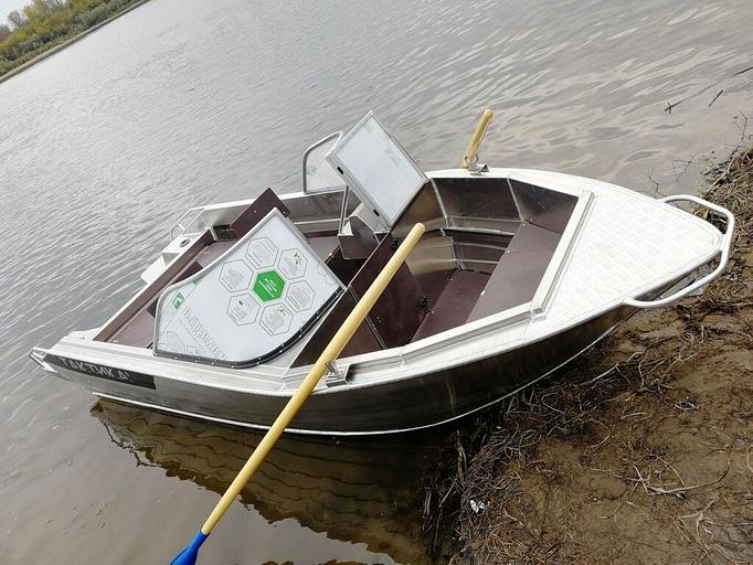 Алюминиевый катер Тактика 390 DC Lite, 390*154*80 см фото 5