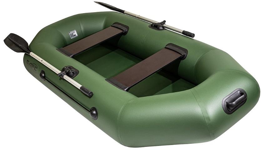 Лодка Барс 240, габариты: 2400*1200*340 мм., цвет: зеленый фото 3