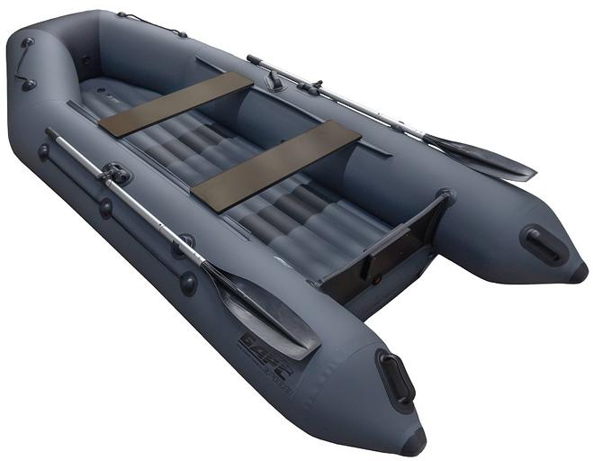 Лодка Барс 3400 НДНД, габариты: 3400*1540*420 мм., цвет: графит-черный фото 2