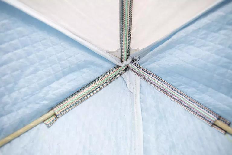 Палатка СТЭК куб 2 трехслойная (дышащая) 180*180*180 см. фото 9