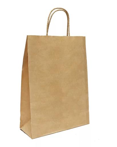Крафт пакет с крученой ручкой 1 сл 45х35х15 НМ, Опт фото 1