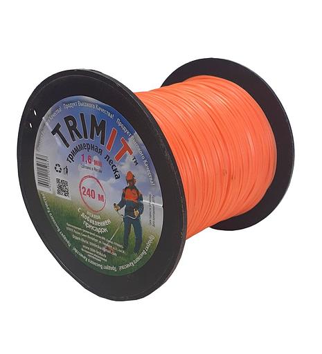Триммерная леска на пластиковых катушках 240м 1,6мм (сечение круг) Опт фото 1