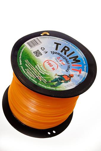 Триммерная леска на пластиковых катушках 160м 2,4мм (сечение квадрат) Опт фото 1