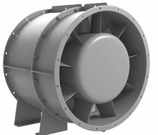 Вентилятор осевой для подпора воздуха ВО 25-188 11 кВт 1000 об/мин. № 12,5 без направляющего аппарата фото 1