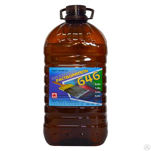 Растворитель Р-646 5л ПЭТ фото 1