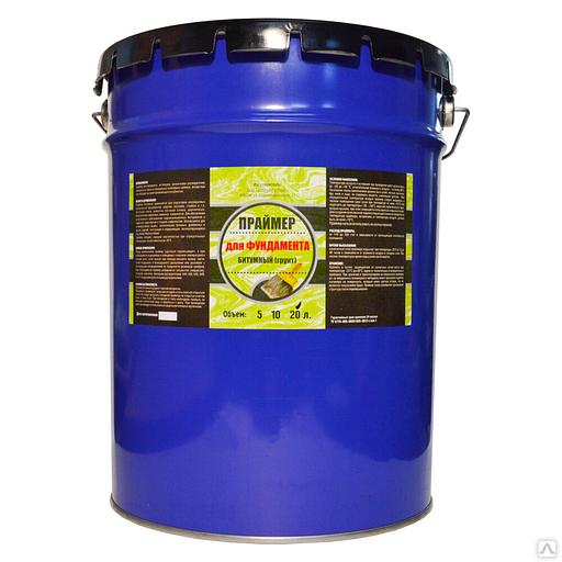 Праймер битумный Фундаментный 20л фото 1