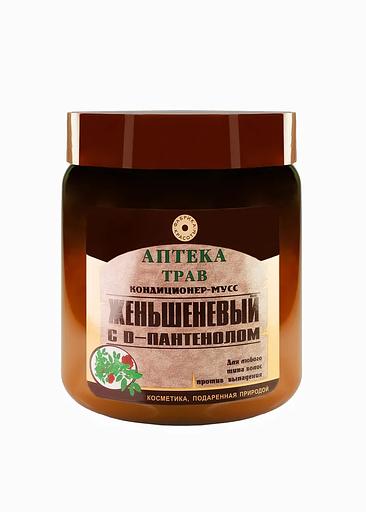 Кондиционер-мусс «Женьшеневый» с D-пантенолом 500 мл опт фото 1