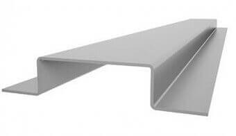 Профиль для фасада оцинкованный «П»-образный 80 мм фото 1