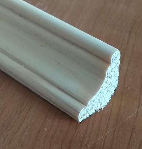 Плинтус срощенный сосна b=25 мм L=2500 мм фото 1