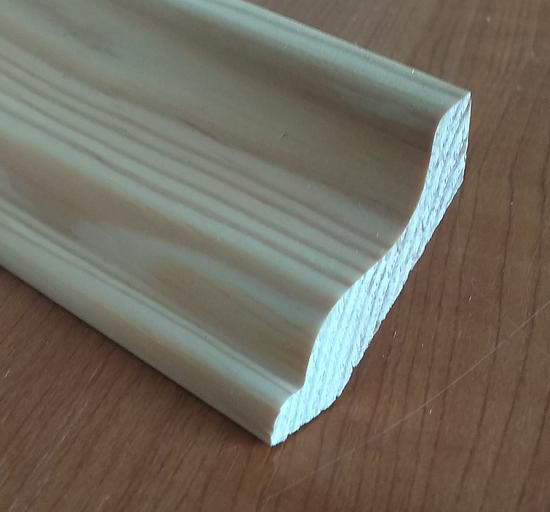 Плинтус срощенный сосна b=50 мм L=2500 мм фото 1