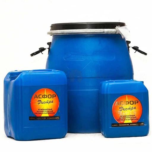 Огнезащитный антисептический состав для древесины АСФОР ЭКСТРА 50 кг опт фото 1