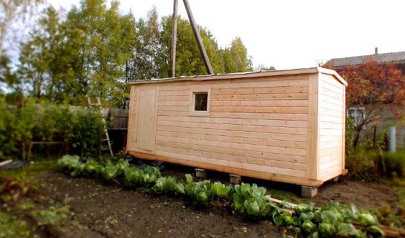 Баня 6 х 2.2 для дачи и стройки фото 2