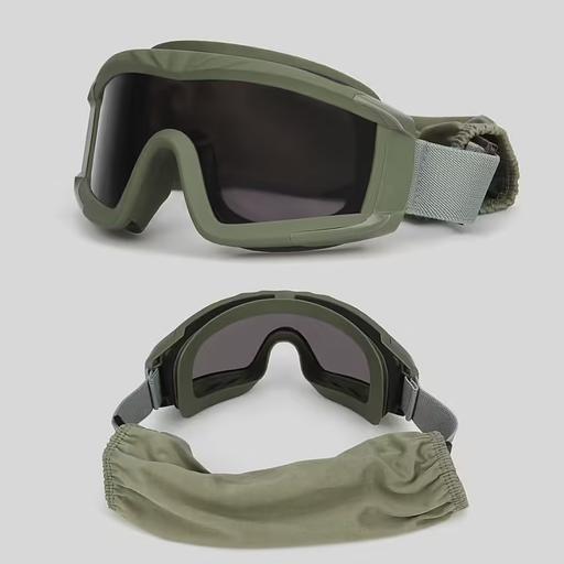 Очки баллистические зелёный опт фото 2