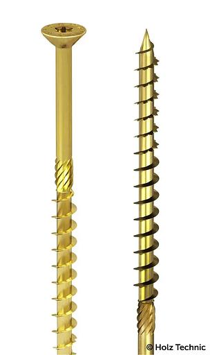 Өздігінен бұрап тұратын бұранда HOLZ TECHNIC 5 x 50 мм 200 дана. фото 3