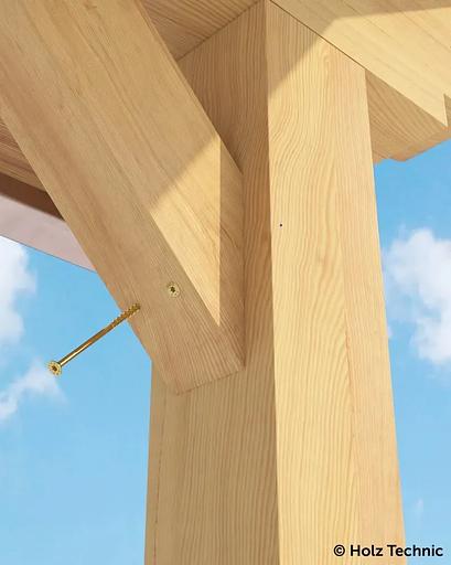 Өздігінен бұрап тұратын бұранда HOLZ TECHNIC 5 x 50 мм 200 дана. фото 4