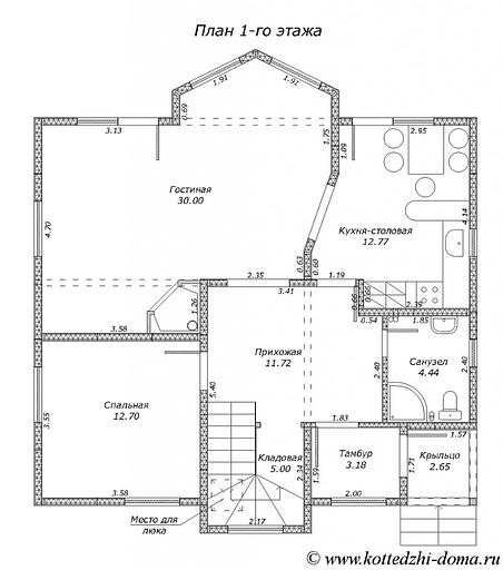 Коттедж 160,2 м² под заказ фото 6