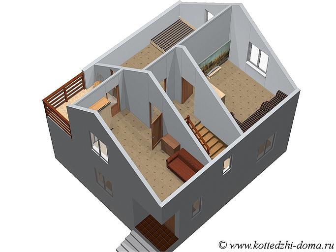 Коттедж 142 м² РП-208 под заказ фото 3