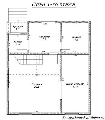 Коттедж 142 м² РП-208 под заказ фото 4