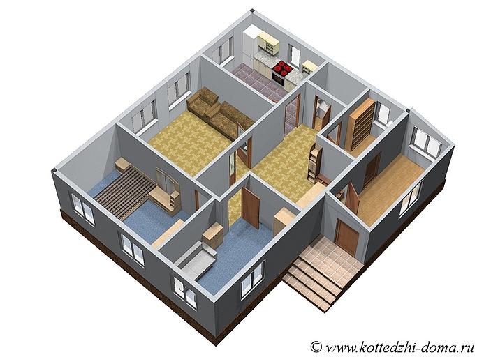 Дом 96 м² РП-109 под заказ фото 3