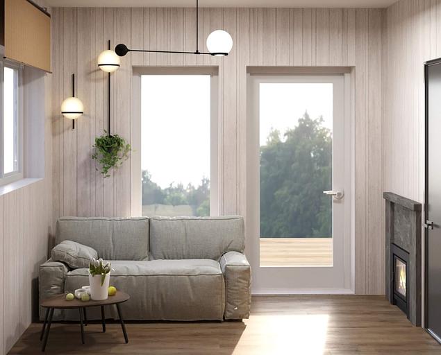 Модульный дом-баня 36 домокомплект фото 4