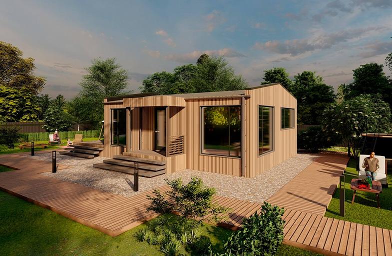 Модульный дом-баня 80 под ключ фото 2