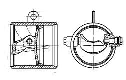 Клапаны обратные поворотные фото 3