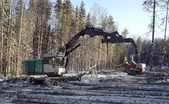 Харвестерная машина фото 1