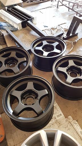 Услуги по порошковой покраске дисков фото 3