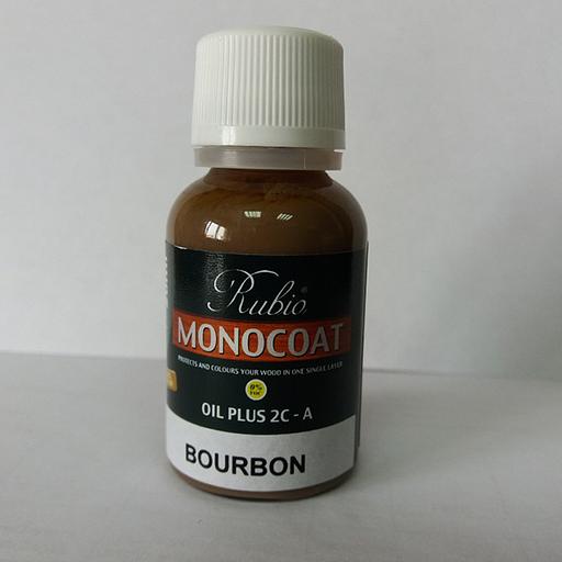 Масло Rubio Monocoat Oil Plus 2C component A, Bourbon, 20 ml фото 1