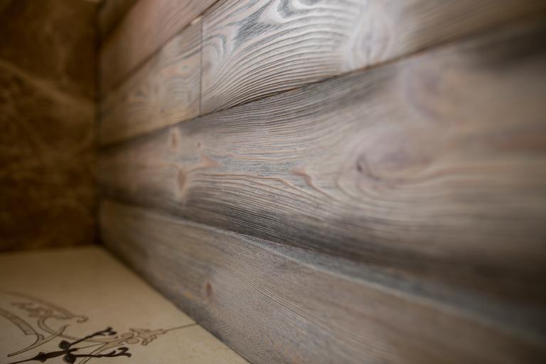 Шато, деревянные панели для стен Санти, рустик, масло 2 цв., лиственница фото 1