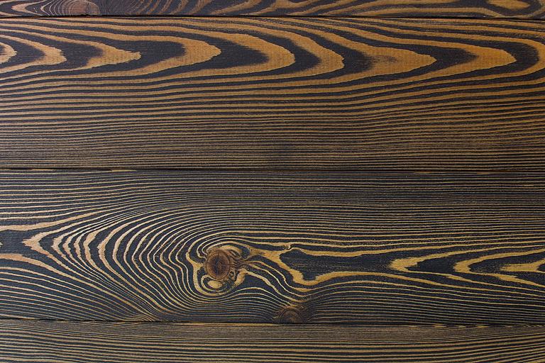 Антрацит, массивная доска, лиственница, 15 мм, рустик, масло, 1.97 м2 фото 1