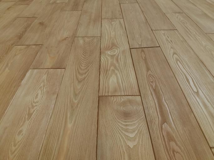 Темный дуб, массивная доска, лиственница, 15 мм, рустик, масло, 1.97 м2 фото 1