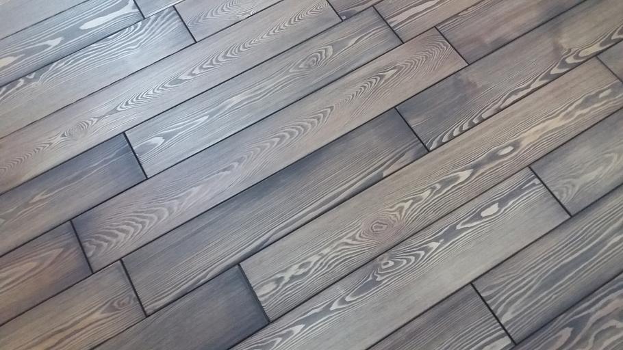 Каштан, массивная доска, лиственница, 15 мм, рустик, масло, 1.97 м2 фото 1