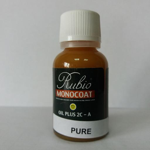 Масло Rubio Monocoat Oil Plus 2C component A, Pure, 20 ml фото 1