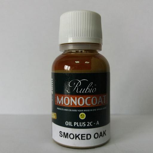 Масло Rubio Monocoat Oil Plus 2C component A, Smoked Oak, 20 ml фото 1