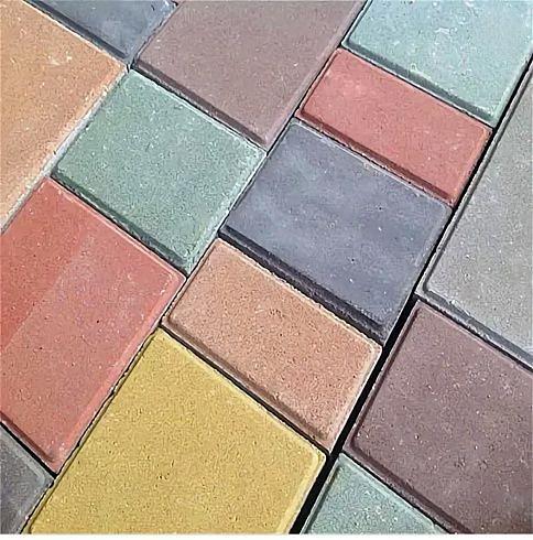 Брусчатка «Новый город» 6 см цветной (на белом цементе), Опт фото 1