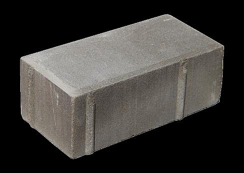 Брусчатка «Кирпич 80 мм» — серый, Опт фото 1