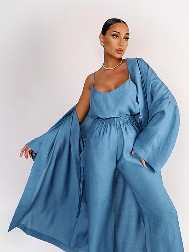 Женский комплект тройка «Голубая», Опт фото 6