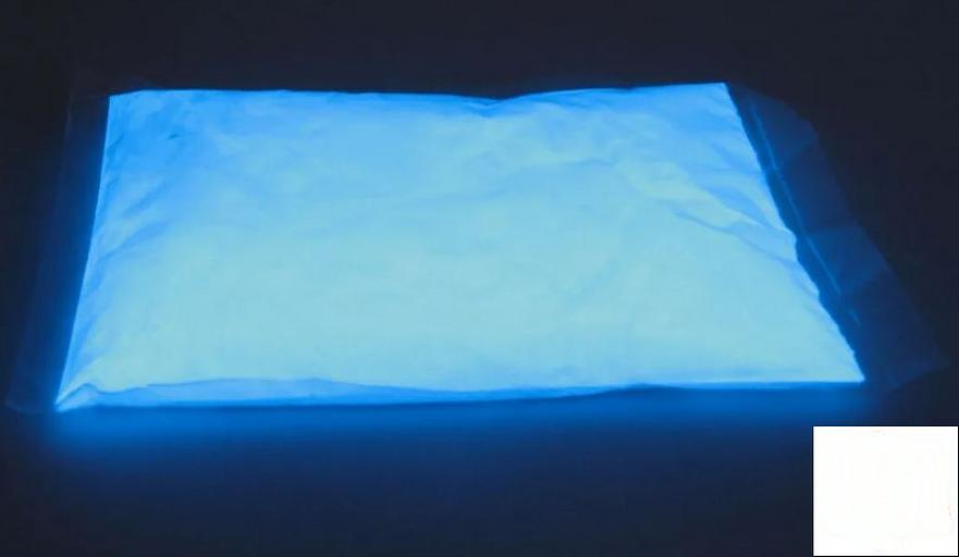 Фотолюминесцентный пигмент люминофор синий 1 кг фото 1