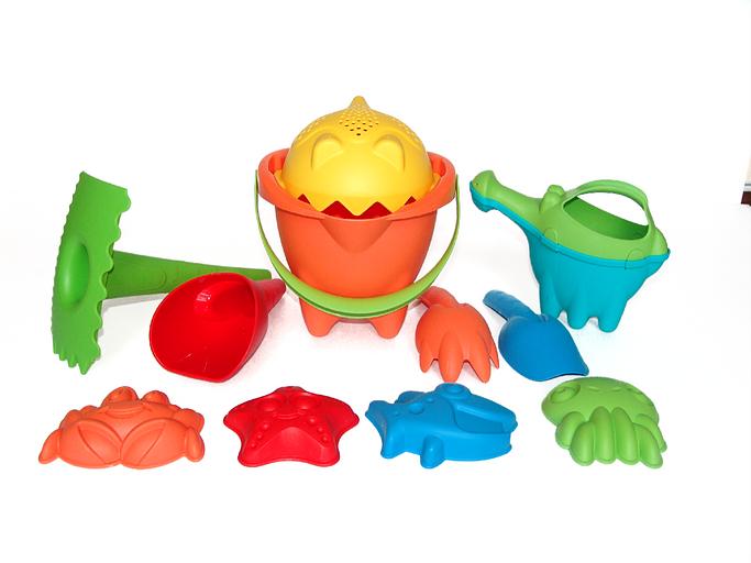 Набор песочный №1 размер Normal (красное ведро) ОПТ фото 1