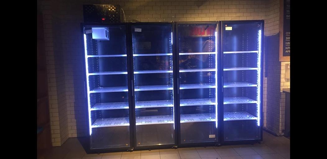 Шкаф холодильный низкотемпературный на 4 стеклянных двери «Коловрат-4» фото 1