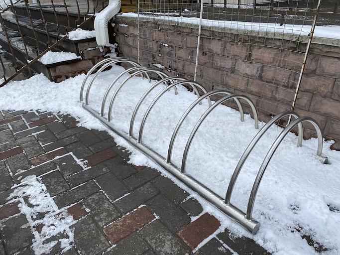 Велопарковки из нержавейки для офисов и учреждений образования фото 7