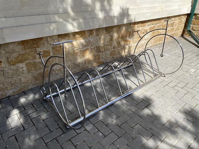 Велопарковки из нержавейки для офисов и учреждений образования фото 8