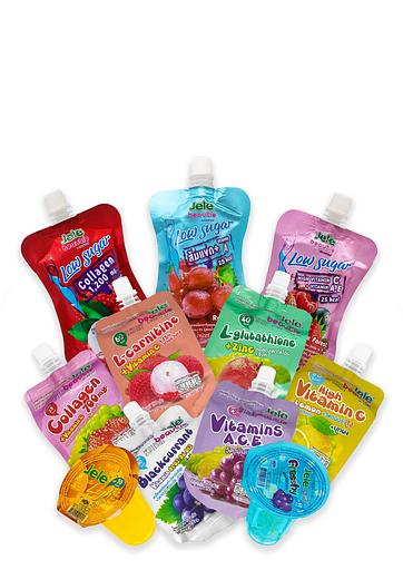 Фруктовое желе Jele Beautie со вкусом яблока ОПТ фото 1