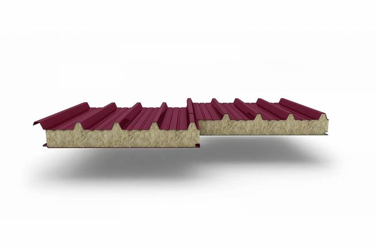 Сэндвич-панель кровельная «Агема» с наполнителем из минераловатной плиты 175 мм фото 1