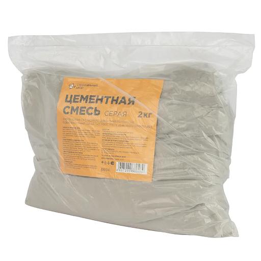 Цементная смесь Строительный двор серая 2кг фото 1