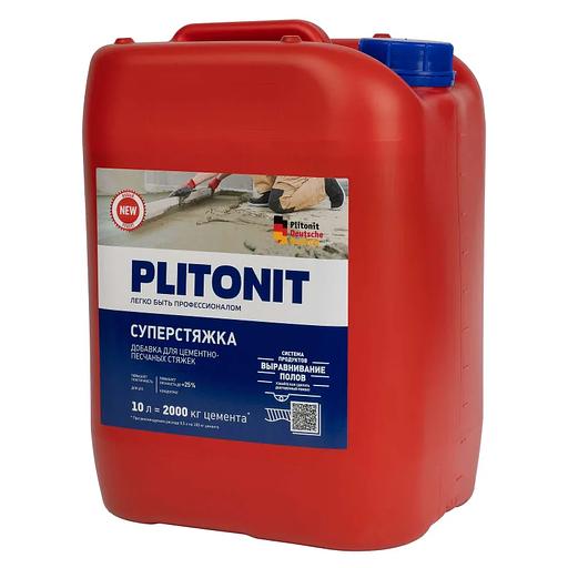 Добавка пластификатор Plitonit СуперСтяжка 10л фото 1